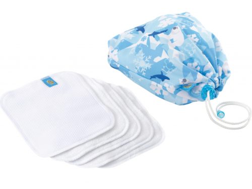 Reusable Wipe Pouch + 5pcs Reusable Wipes (ARCTOS) - COMBINED SET