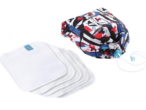 Reusable Wipe Pouch (PABLO) + 5pcs Reusable Wipes - COMBINED SET