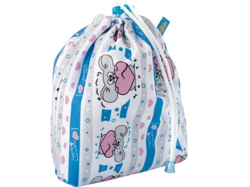 Reusable Wipe Pouch (MY HEART) + 5pcs Reusable Wipes - COMBINED SET