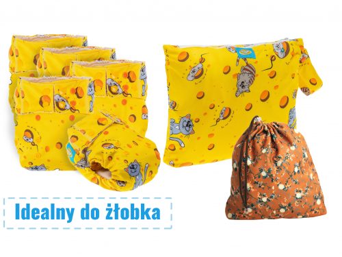 Pakiet pieluszkowy DUŻY idealny do żłobka