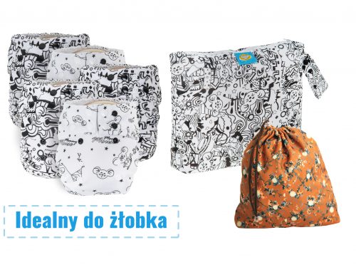 Pakiet pieluszkowy DUŻY idealny do żłobka