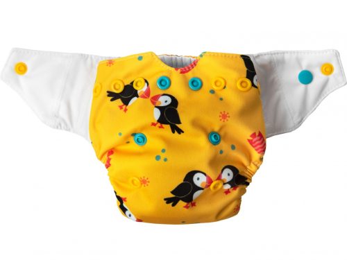 Pieluszka AIO Newborn (PUFFINS)